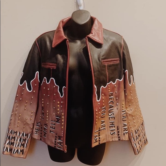 Vintage Jackets & Coats Custom Drip Jacket Poshmark